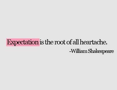 Expectation! ♥